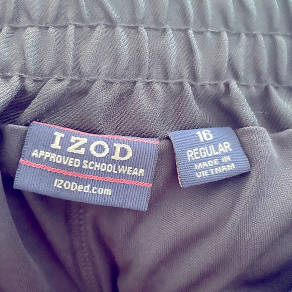 COPY - IZOD Girls Skirt w/Skort School Uniform Size 16 Regular - Picture 5 of 5